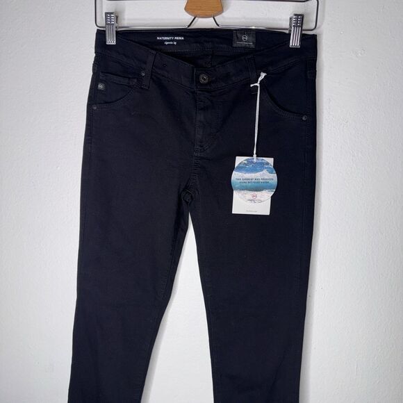 AG MATERNITY PRIMA Cigarette Leg Black Size 24 - Picture 10 of 11